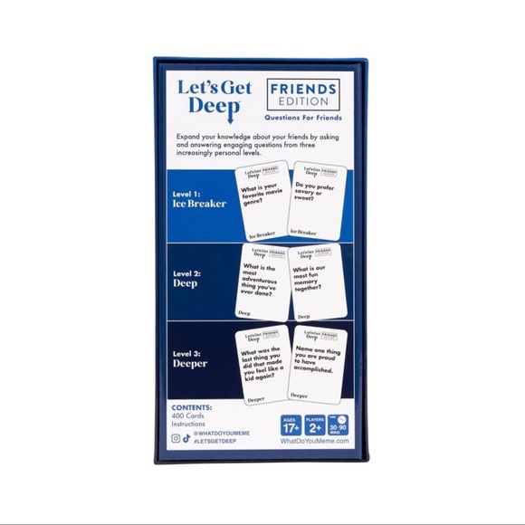 Let’s Get Deep: Friend’s Edition - Picture 2 of 3